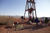 Gathering around the Red Tower