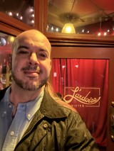 Selfie at L'ardoise Bistro on New Year's Eve
