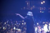 Solo Performance under the Night Club Lighting