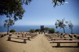 Ocean View from Wooden Bench
