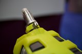 Yellow Drill Bit Close-Up