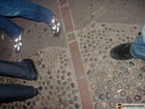 Shoes on Stone Floor