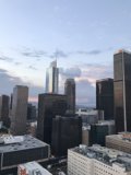 Sunset over the Los Angeles Cityscape