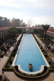 Relaxing at the Resort Pool