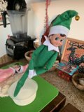 Papa E and Elf on the Shelf Bake Christmas Treats