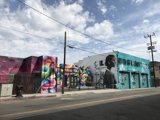 Colorful Graffiti in the Urban Streets