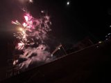 Burst of Fireworks in the Night Sky