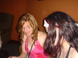 Two Women at a Casual Indoor Social Gathering