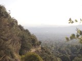 Overlooking the Hazy Cityscape