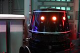 Red-Lighted Robot in the Future