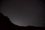 Night Sky Illuminated by Stars and Moon