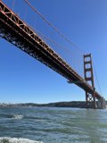 Golden Gate Bridge over Clear Blue Waters