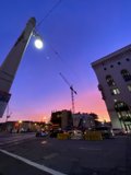 Illuminating the Urban Landscape at Sunset