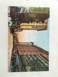 Vintage postcard captures the essence of an urban metropolis