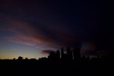 Urban Sunset Silhouette