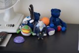 Toy-filled work space