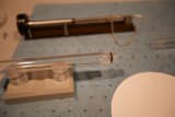 Quantum Nano Tube with Metal Piece