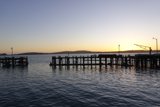 Golden Hour at Jenner Pier