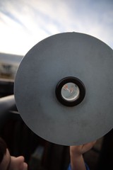 Solar Eclipse Observation Through Protective Filter