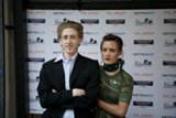 Fashionable Couple at Art Ride Premiere