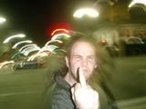 Finger Guns Under the Night Sky