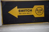 Attention: Yellow and Black Road Sign