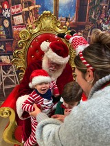 Toddler's First Santa Visit Brings Mixed Emotions