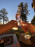 Celebrating Under the Blue Sky