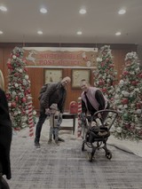 Family Christmas Photo at North Pole Post Office