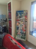 City Street Scene Painting Adds Character to Living Room