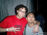 Two Men Having Fun at a Party