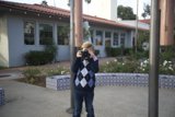 Young Photographer Capturing Architecture