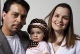 Family Portrait with Polka Dots