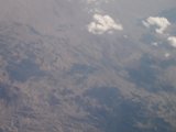 Aerial View of Mountains and Desert
