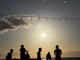 Serene Silhouettes at Sunset