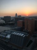Sunset over the Urban Skyline