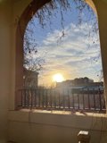 Santa Fe Sunset Through Archway