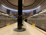 Colorful Mural at Oxnard Train Station