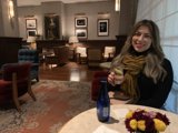 Relaxing with a Glass of Wine