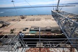 Industrial Maritime View from USS Hornet Deck