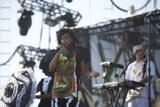 Santigold Rocks Coachella Stage in Colorful Ensemble