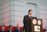 Addressing the Crowd