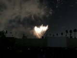 Fireworks Light Up the Night Sky Above the Crowd