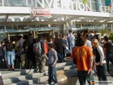 Gathering at the Convention Center
