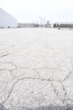 Lone Walker on the Tarmac