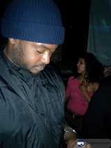 Blue Hat at the Night Club