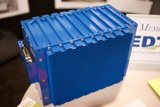 The Blue Box with a Metal Cover