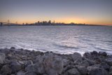 Shoreline Scenery at Sunset
