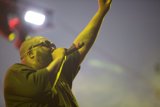 Killer Mike Arm Raised High