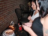 Pirate-Themed Birthday Cake With Candlelit Celebration
